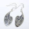 Silver Earrings by Willis Humeyestewa