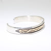 14K & Silver Bracelet by Bruce Morgan (0.37")