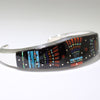 Micro Inlay Bracelet by Erwin Tsosie 5-1/4"
