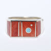 Inlay Ring by Veronica Benally- 5.5