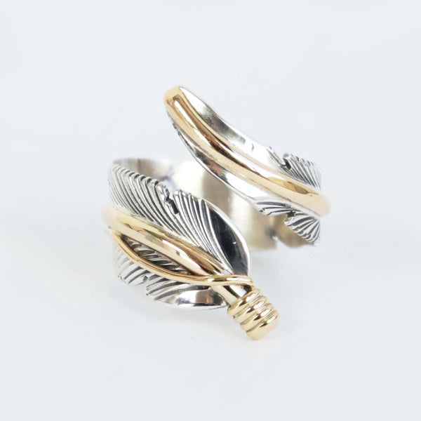 Feather Adjustable Ring by Harvey Mace – Gallup Trading