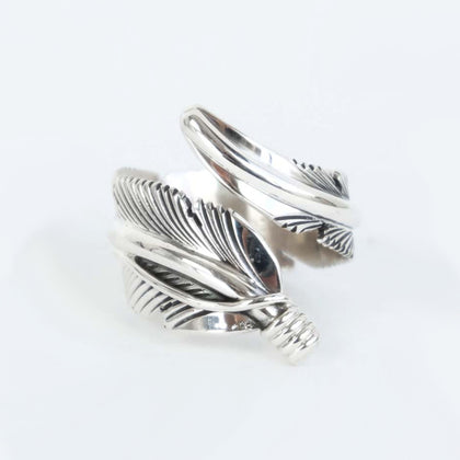 Feather Adjustable Ring by Harvey Mace