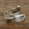 Feather Adjustable Ring by Harvey Mace