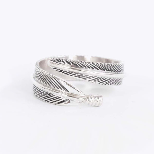 Feather Adjustable Ring by Harvey Mace – Gallup Trading