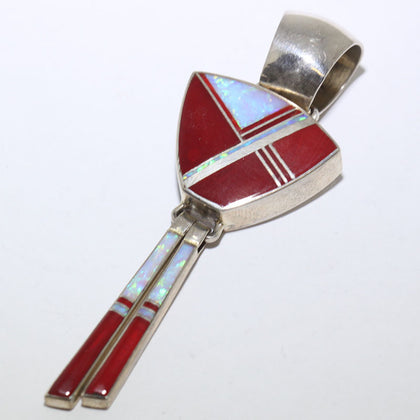 Inlay Pendant by Kenneth Bitsie