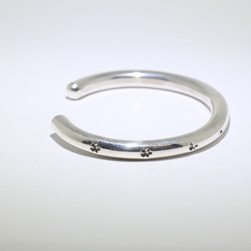Silver Bracelet by Arnold Goodluck 6-1/4"