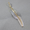 Feather pendant by Harvey Mace (silver or gold)