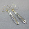 Feather earrings by Tanya Mace (silver or gold)