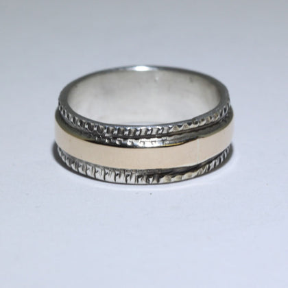 14K & Silver Ring by Bruce Morgan