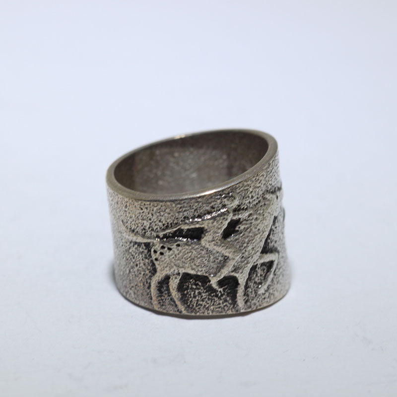 Silver Ring by Darryl Dean Begay Size 8
