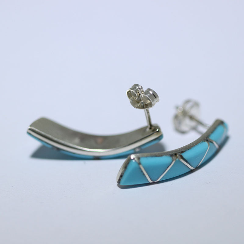 Zuni handmade Inlay Earring