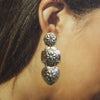 Turquoise Dangle Earrings by Navajo