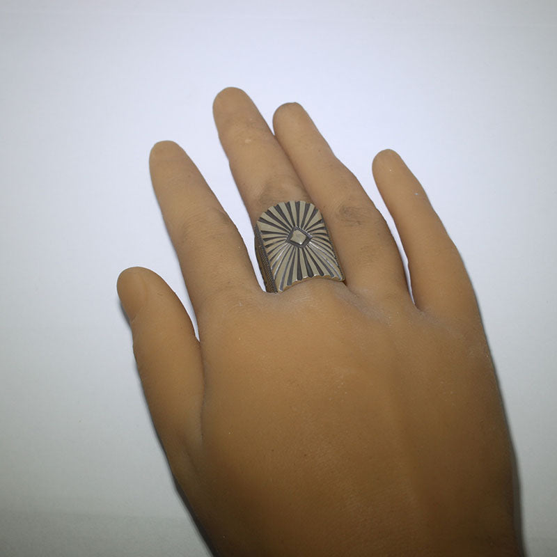 Stamp Ring by Herman Smith size 10