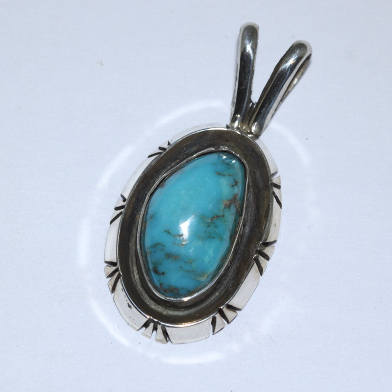 Sterling Silver & Morenci Turquoise sold Necklace