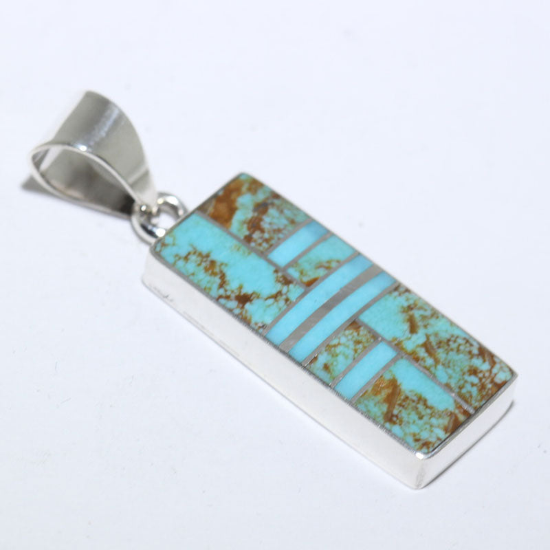 Turquoise Pendant by Curtis Manygoats
