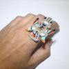 Inlay Ring by Zuni- 5.5