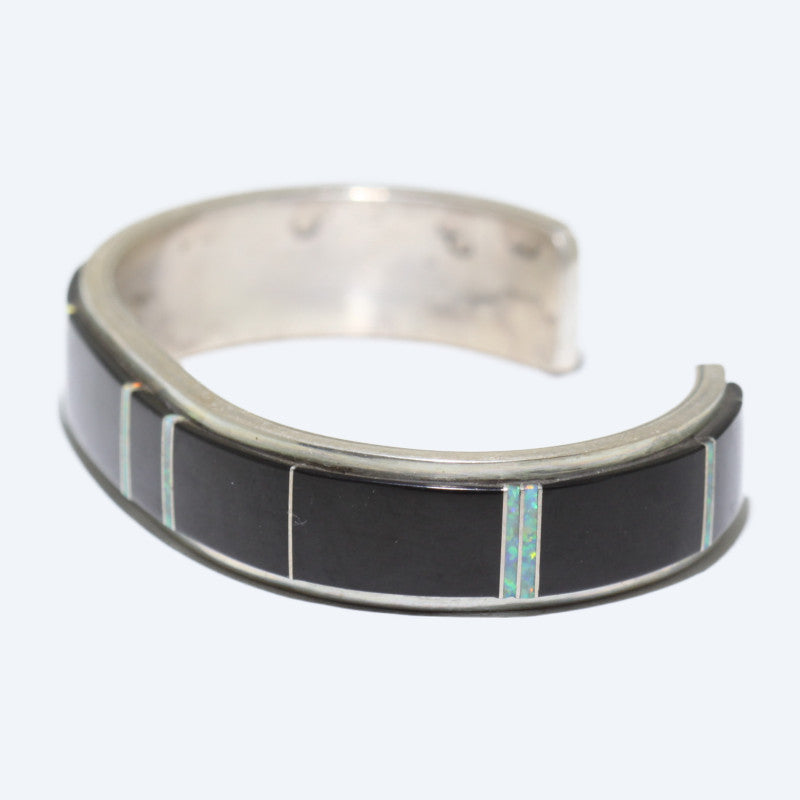 Inlay bracelet by Navajo