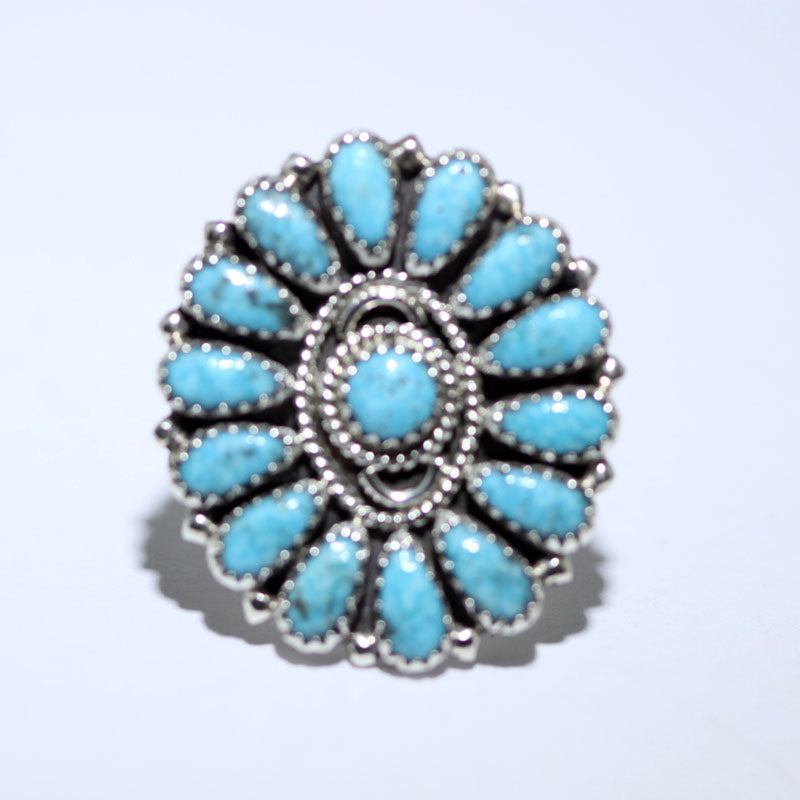 アクセサリー indian jewelry navajo Zaita Begay Zeita Begay NAVAJO Sterling Silver TURQUOISE Cluster NAJA
