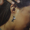 Silver Horse Earrings by Navajo