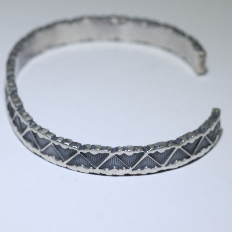 Silver bracelet by Andy Cadman