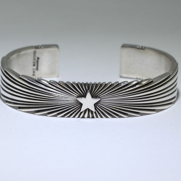 Silver bracelet by Pat Bedonie – Gallup Trading