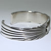 Silver bracelet by Pat Bedonie
