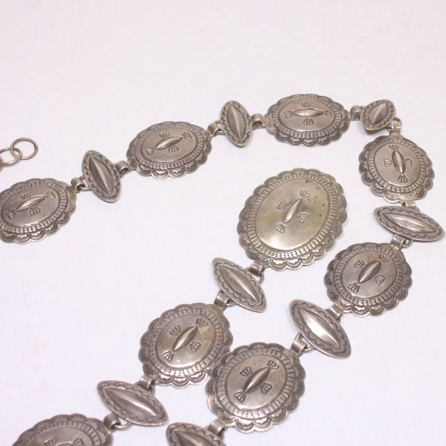 Old Pawn silver concho belt