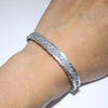 Silver bracelet by Andy Cadman