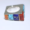 14K Lone Mountain Inlay Ring by Wes Willie size 7.5