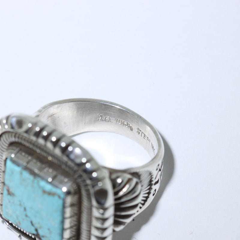 Kingman Ring by Tsosie White size 12.5