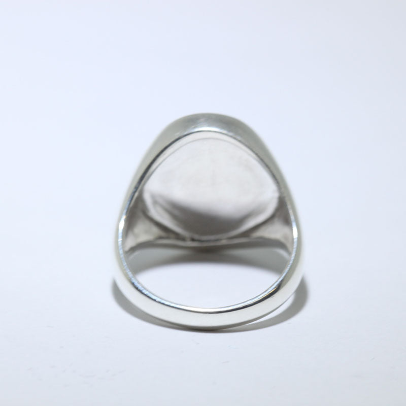 Malachite Cast Shank Ring size 9