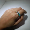 Inlay Zuni ring Size 8