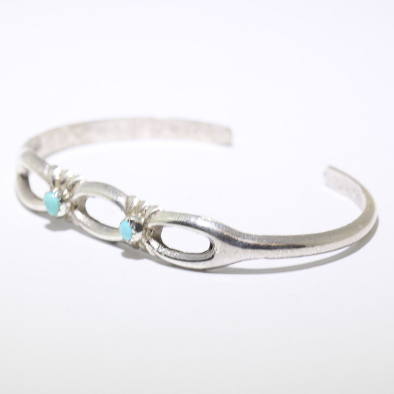 Turquoise Bracelet by Pauline Nelson 5-1/4"