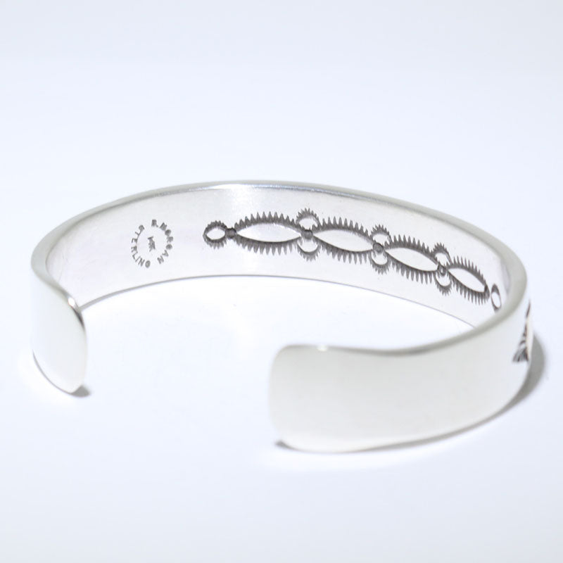 14K/Silver Bracelet by Bruce Morgan 5-3/4"
