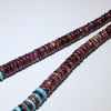 Purple spiny and turqouise necklace