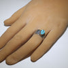 Apache Blue Ring by Andy Cadman size 8.5