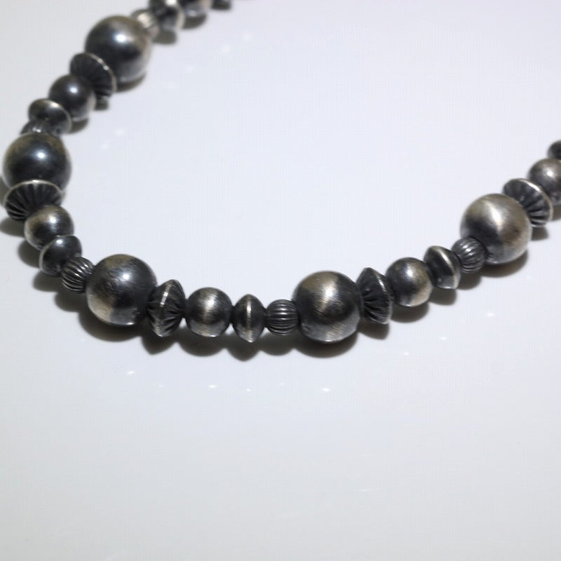 Mix silver beads Navajo Pearls