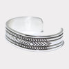 Silver Bracelet by Bruce Morgan 5-1/4inch