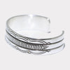 Silver Bracelet by Bruce Morgan 5-1/4inch