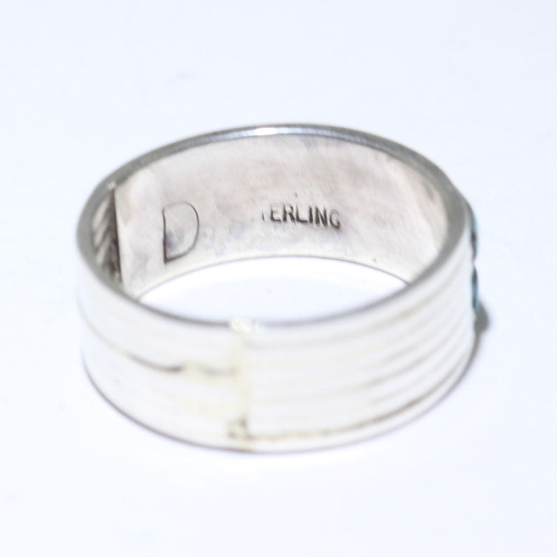 Inlay Ring by Navajo- 7.5