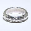 Silver ring by Arnold Goodluck s11.5