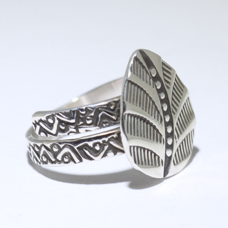 Leaf Ring by Steve Yellowhorse- 8
