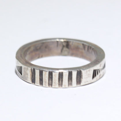Silver Ring by Navajo- 5.5