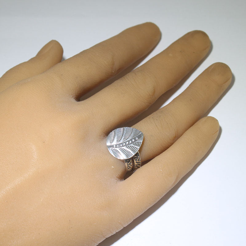 Leaf Ring by Steve Yellowhorse- 8