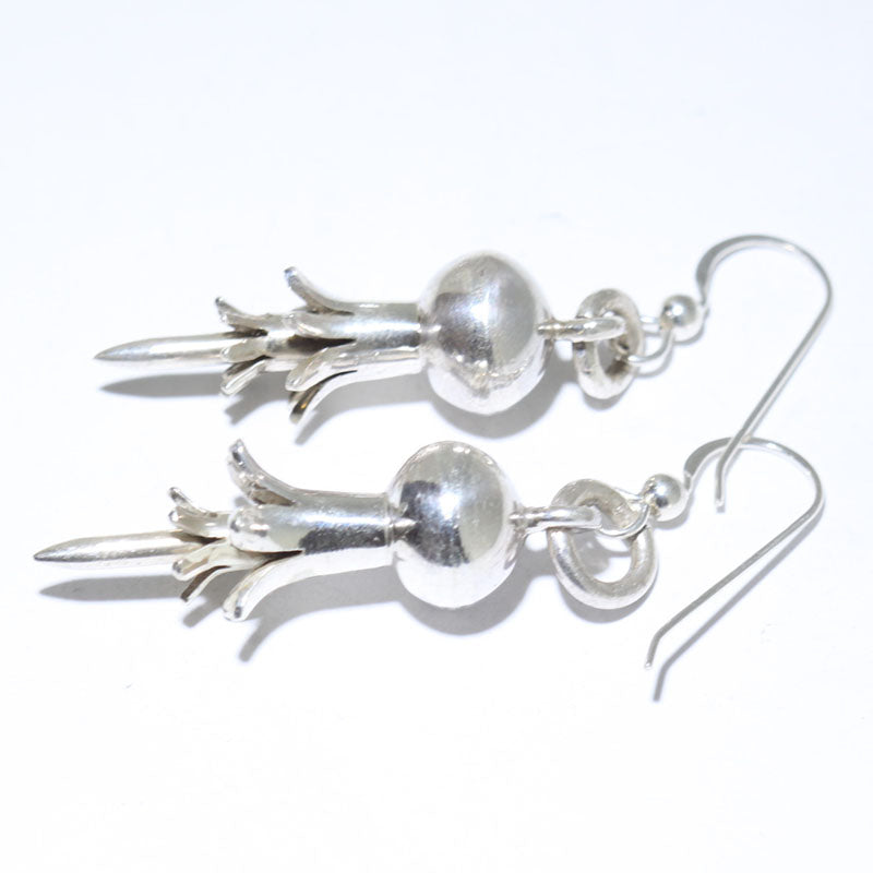 Silver Earrings by Harrison Jim