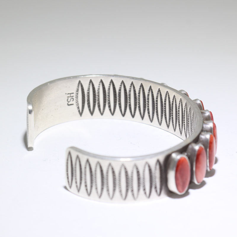 Spiny Oyster Bracelet by Herman Smith 5-1/2"