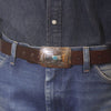 Turquoise Buckle by Navajo