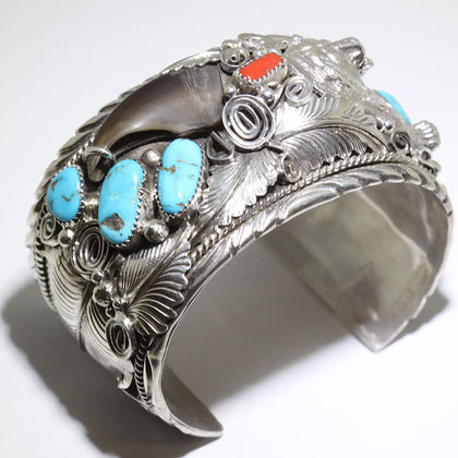 Silver bracelet by Navajo 6-1/2