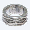 Silver ring by Arnold Goodluck size 8
