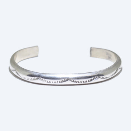 Silver bracelet by Navajo